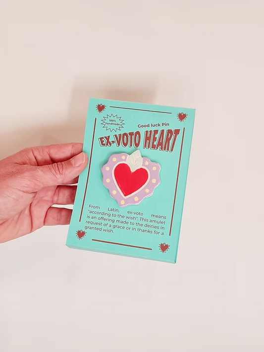 pin ex-voto corazon