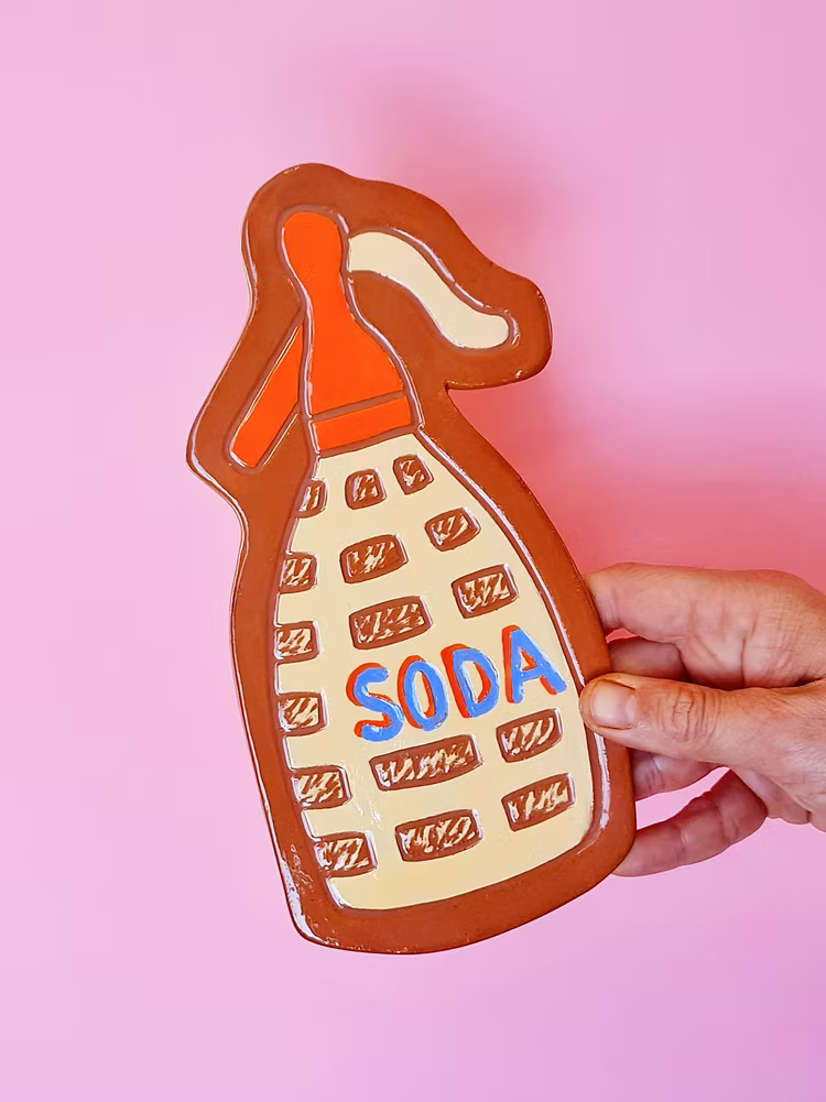 soda arte mural en ceramica