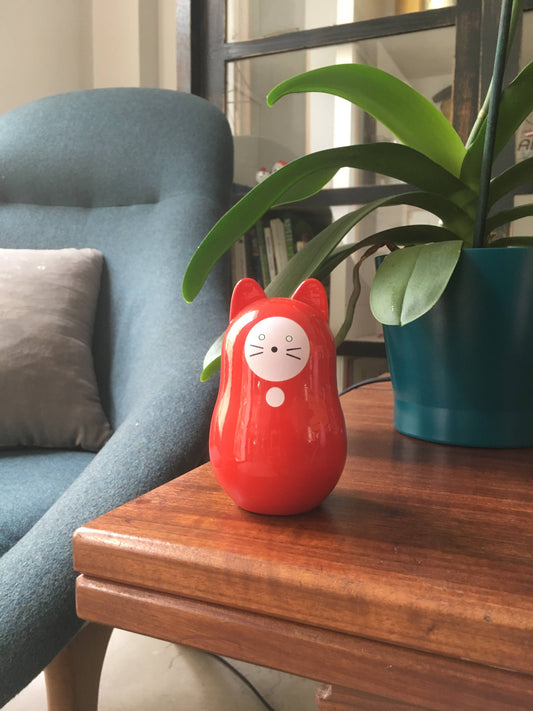 Daruma-Neko (ROJO): BUENA SUERTE