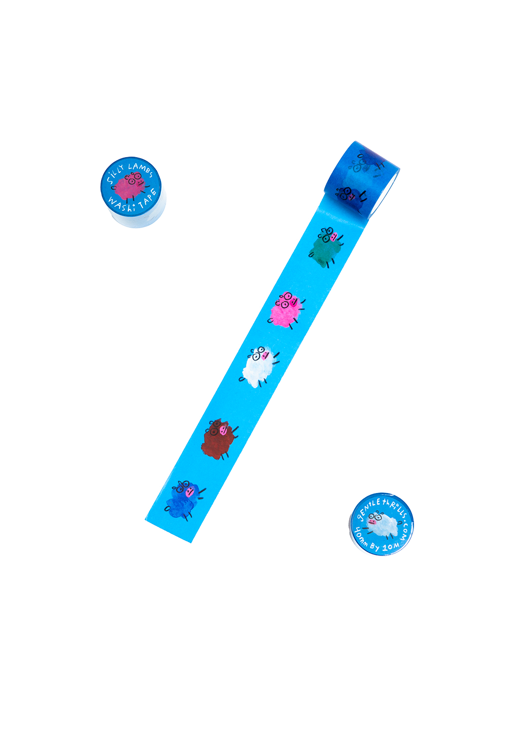 gentle thrills - Cinta washi corderos tontos