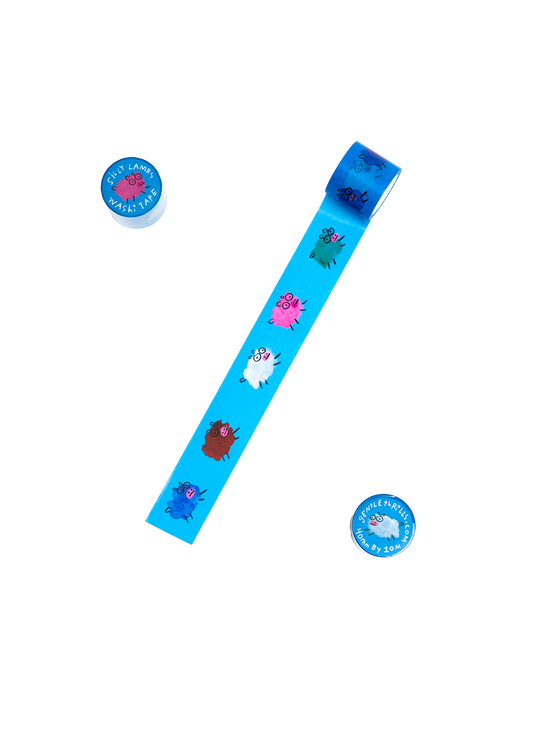 gentle thrills - Cinta washi corderos tontos