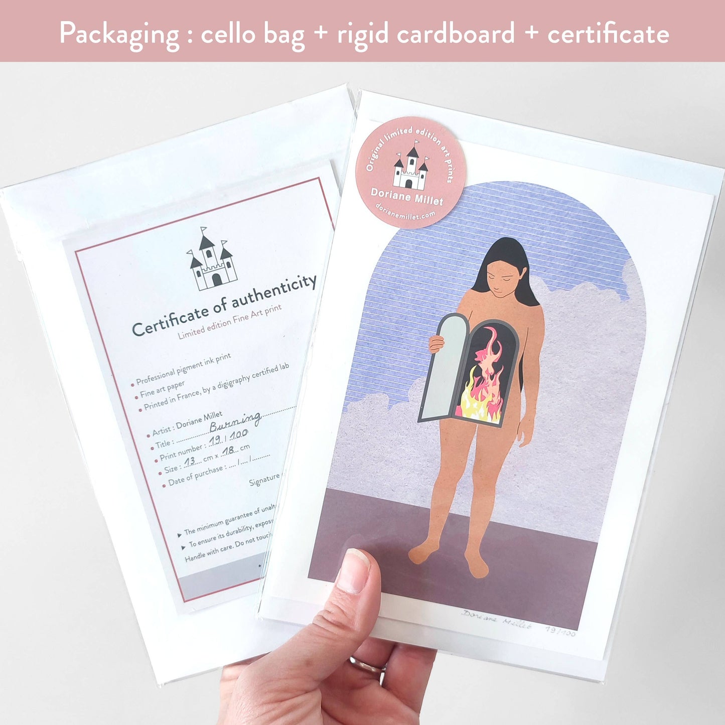 El laberinto | Impresión artística de 15x20 cm | Edición limitada