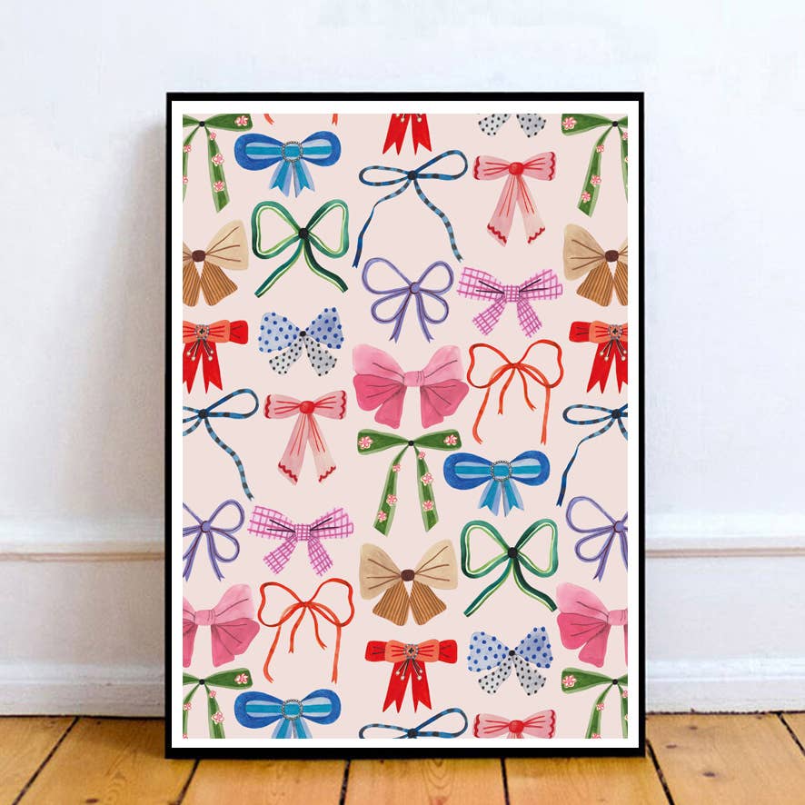 Bows art print