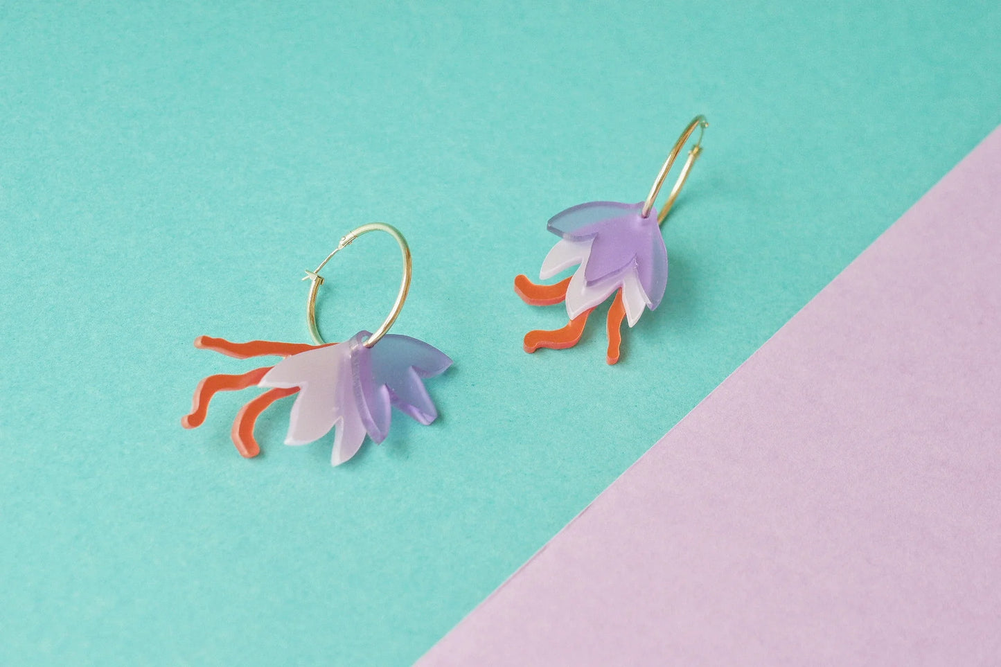 pendientes azafran