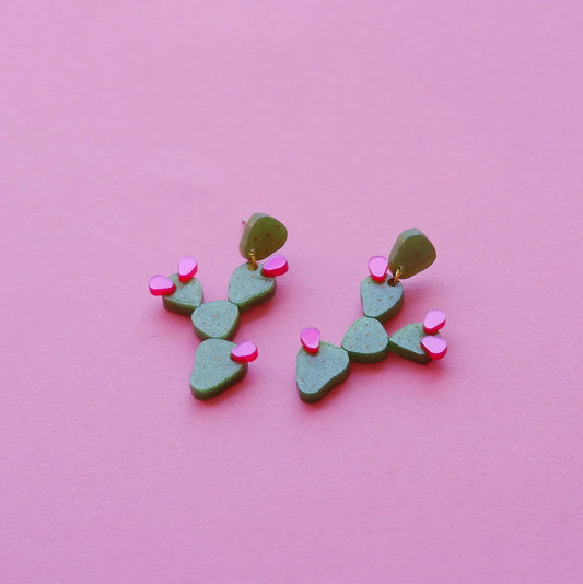pendientes chumbera
