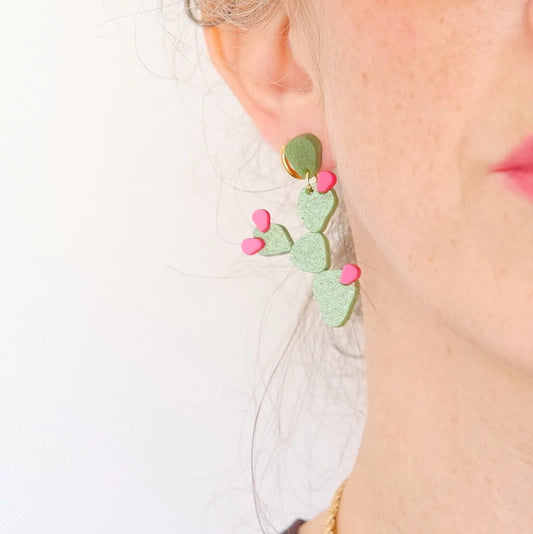 pendientes chumbera