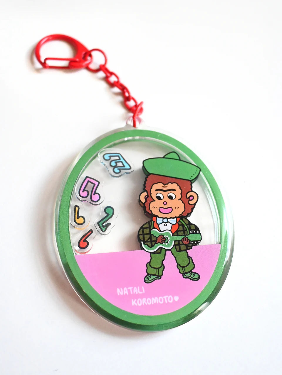 llavero con juego monkey