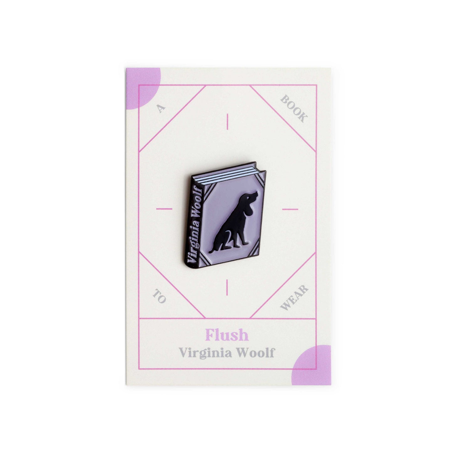 Pin 'Flush' de Virginia Woolf
