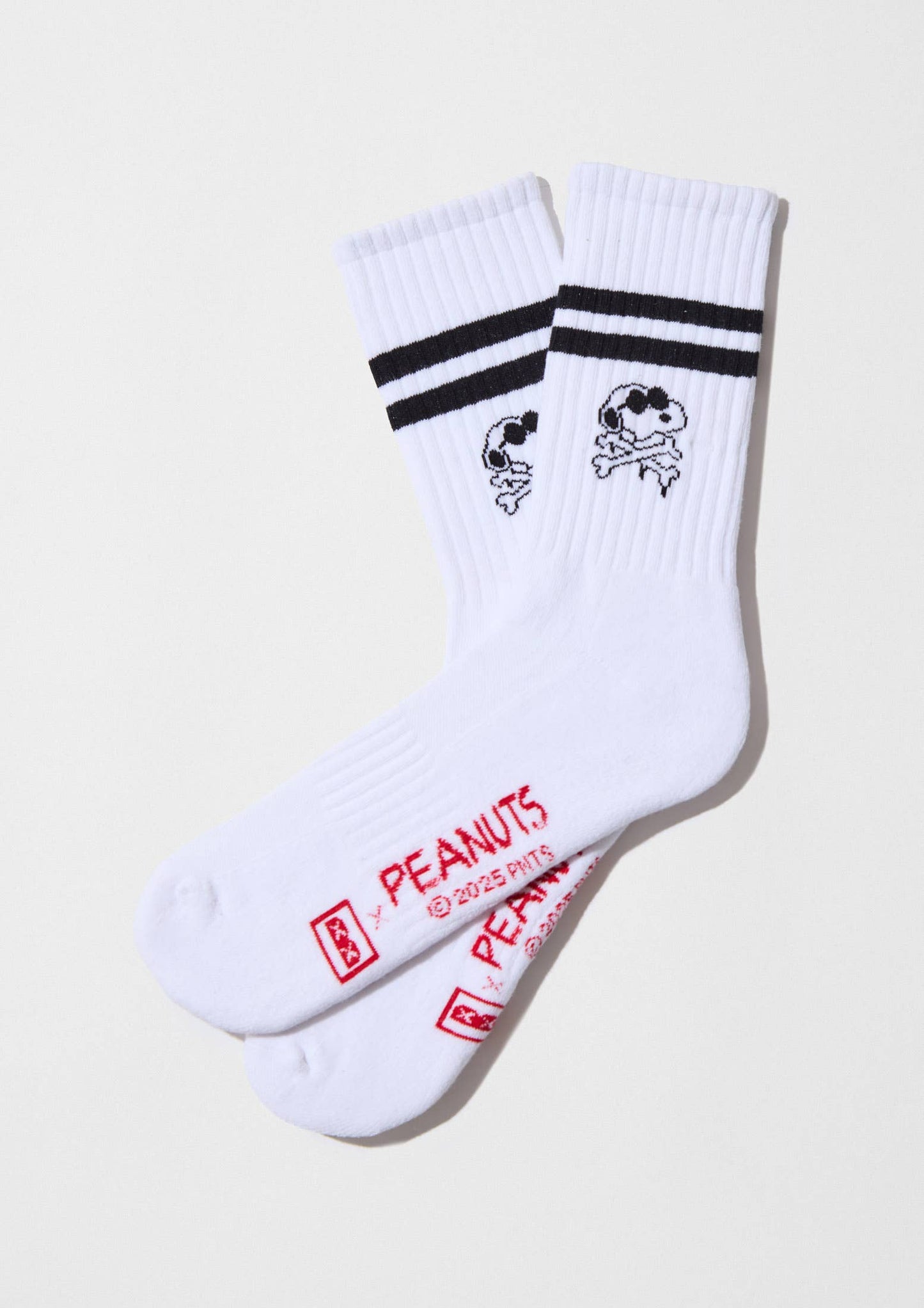 BESOCKS - BeSnoopy Skull&Heart Street - 100% Organic Cotton Socks