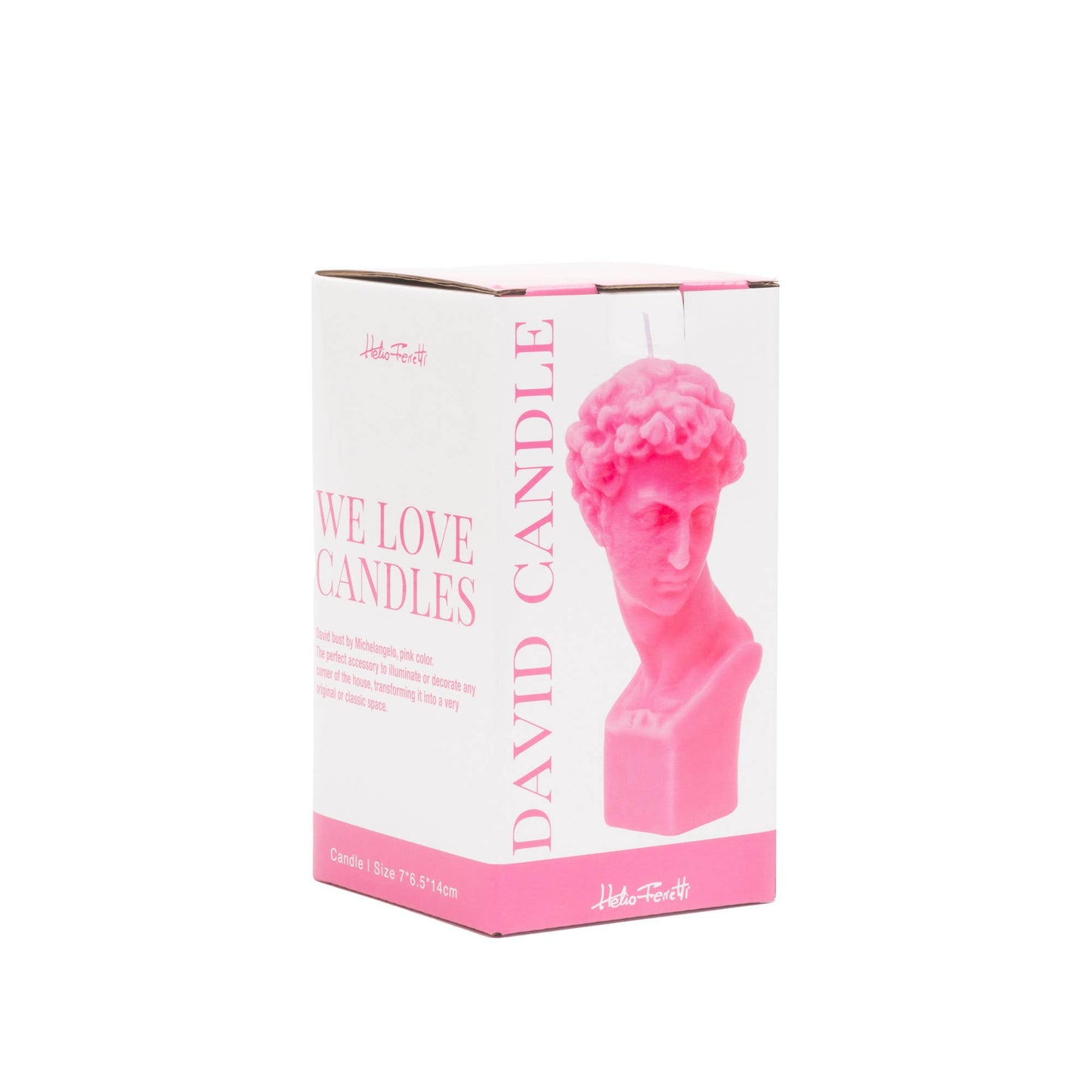vela busto rosa