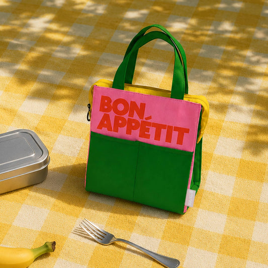 Helio Ferretti - BOLSA DE ALMUERZO BUEN PROVECHO MULTICOLOR ROSA HF