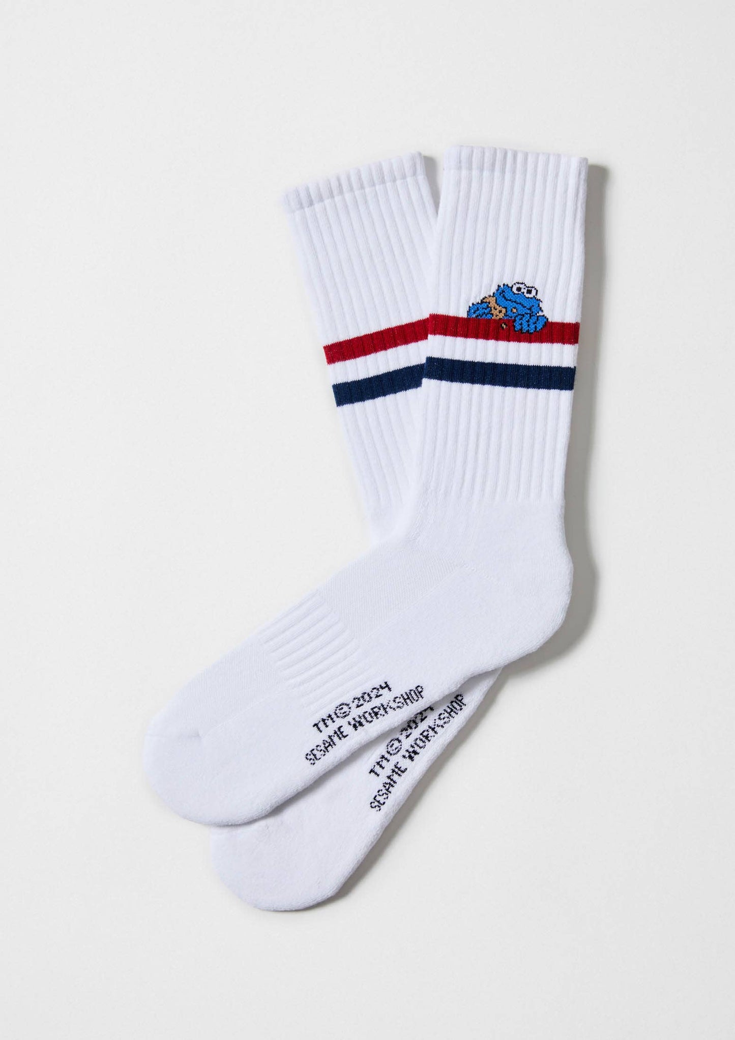 BESOCKS - BeSesameStreet Cookie Monster Street - 100% Organic Cotton