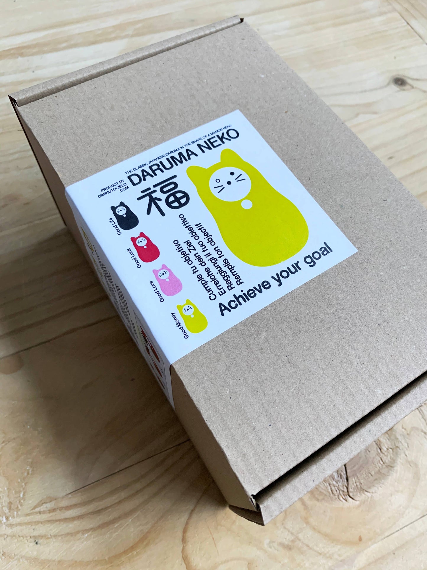 Daruma-Neko (AMARILLO): BUEN DINERO