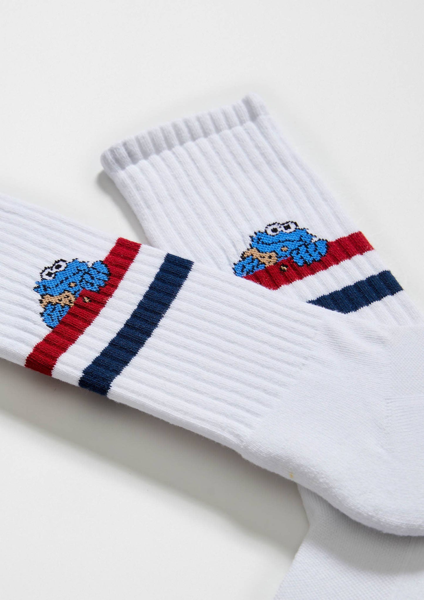 BESOCKS - BeSesameStreet Cookie Monster Street - 100% Organic Cotton