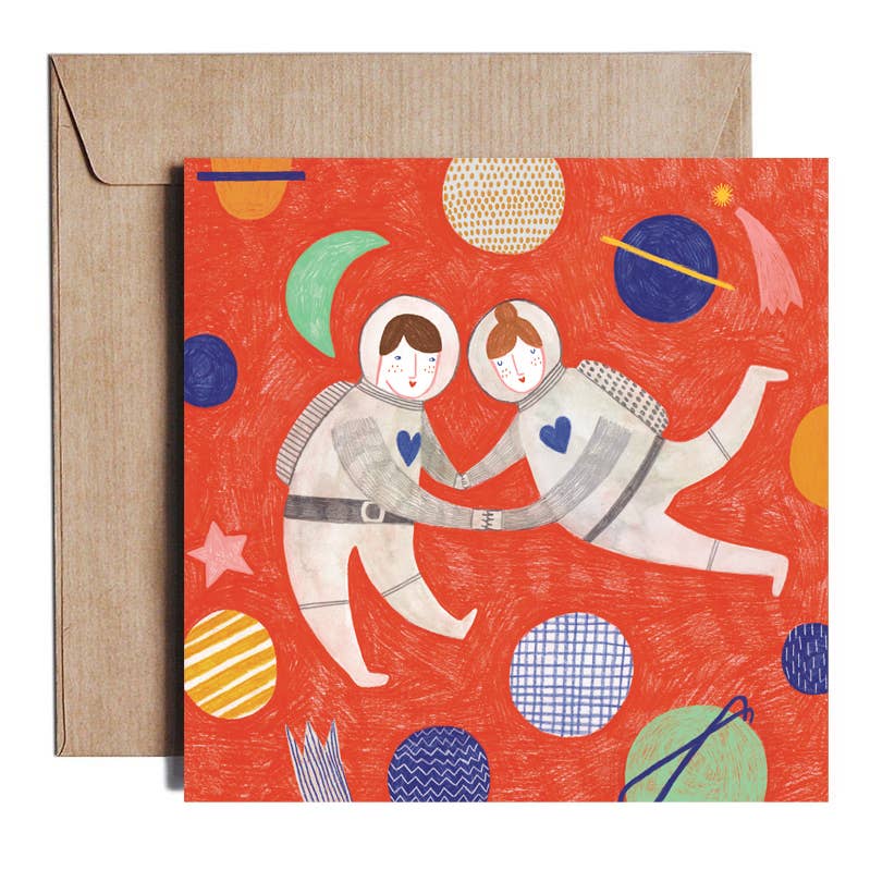 Cosmic Love Greeting card