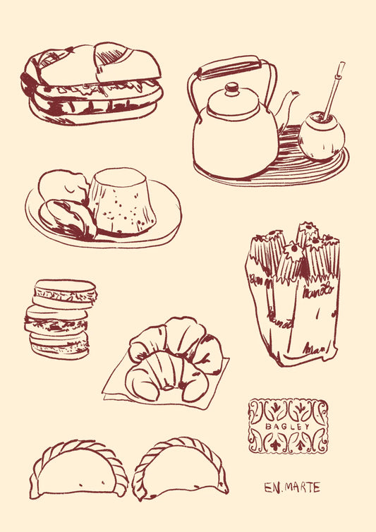 Impressió d'art Una noia al Park Güell