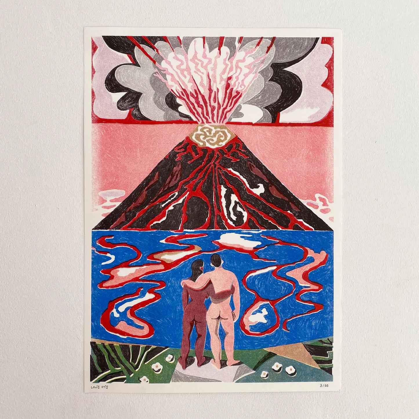 night and day illustration
