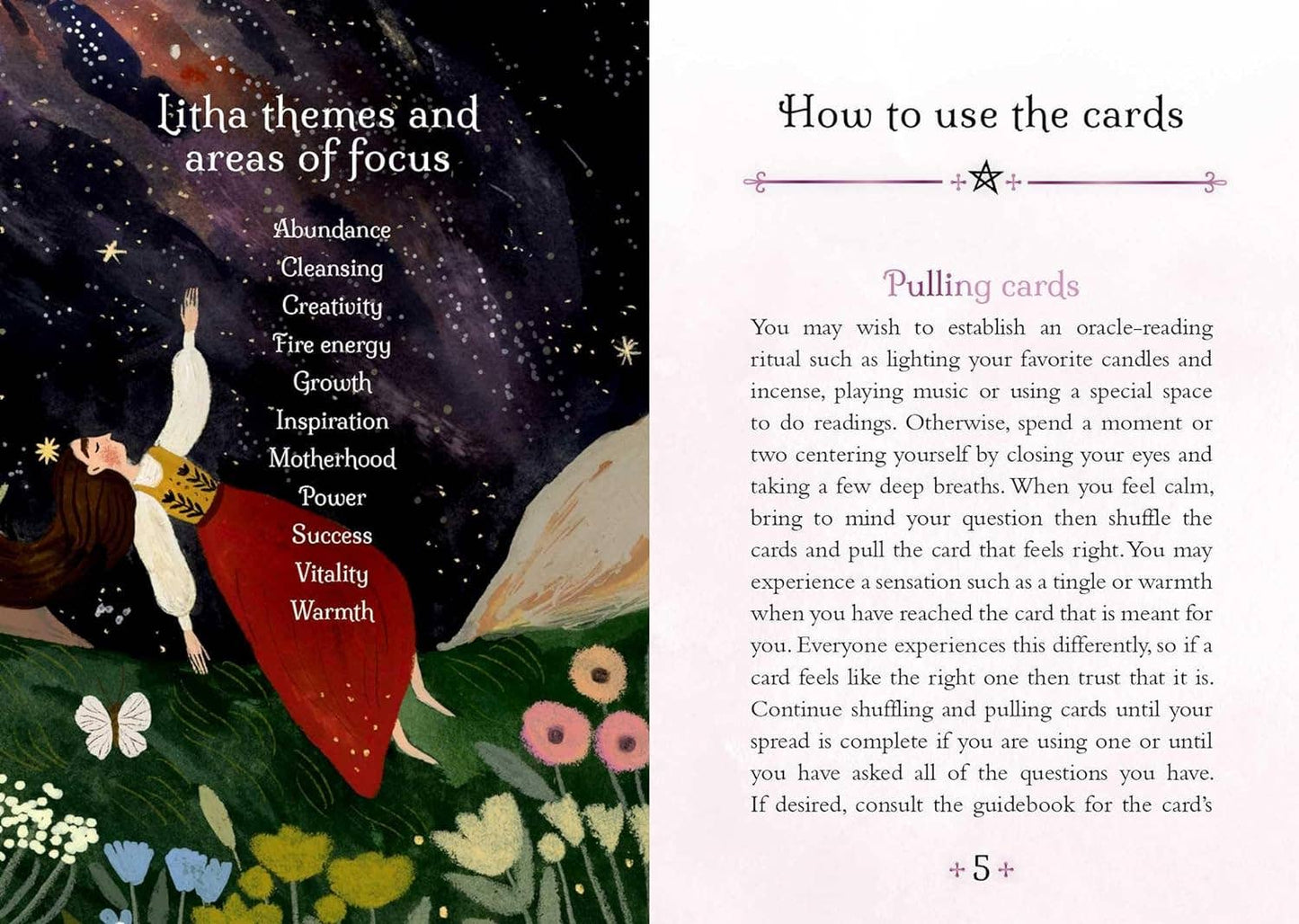 Las temporadas de la bruja Litha Oracle Cards Rockpool