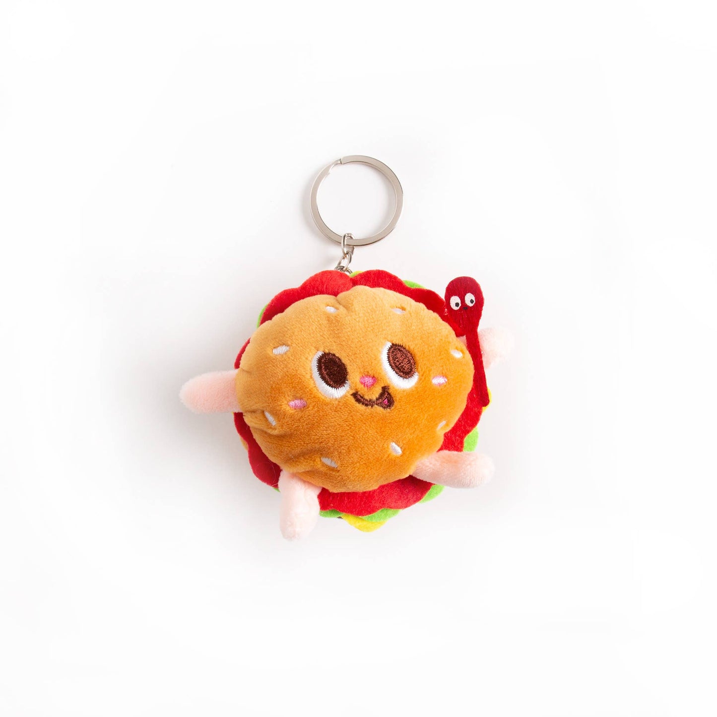 Helio Ferretti - LLAVERO DE PELUCHE HAMBURGUESA HF