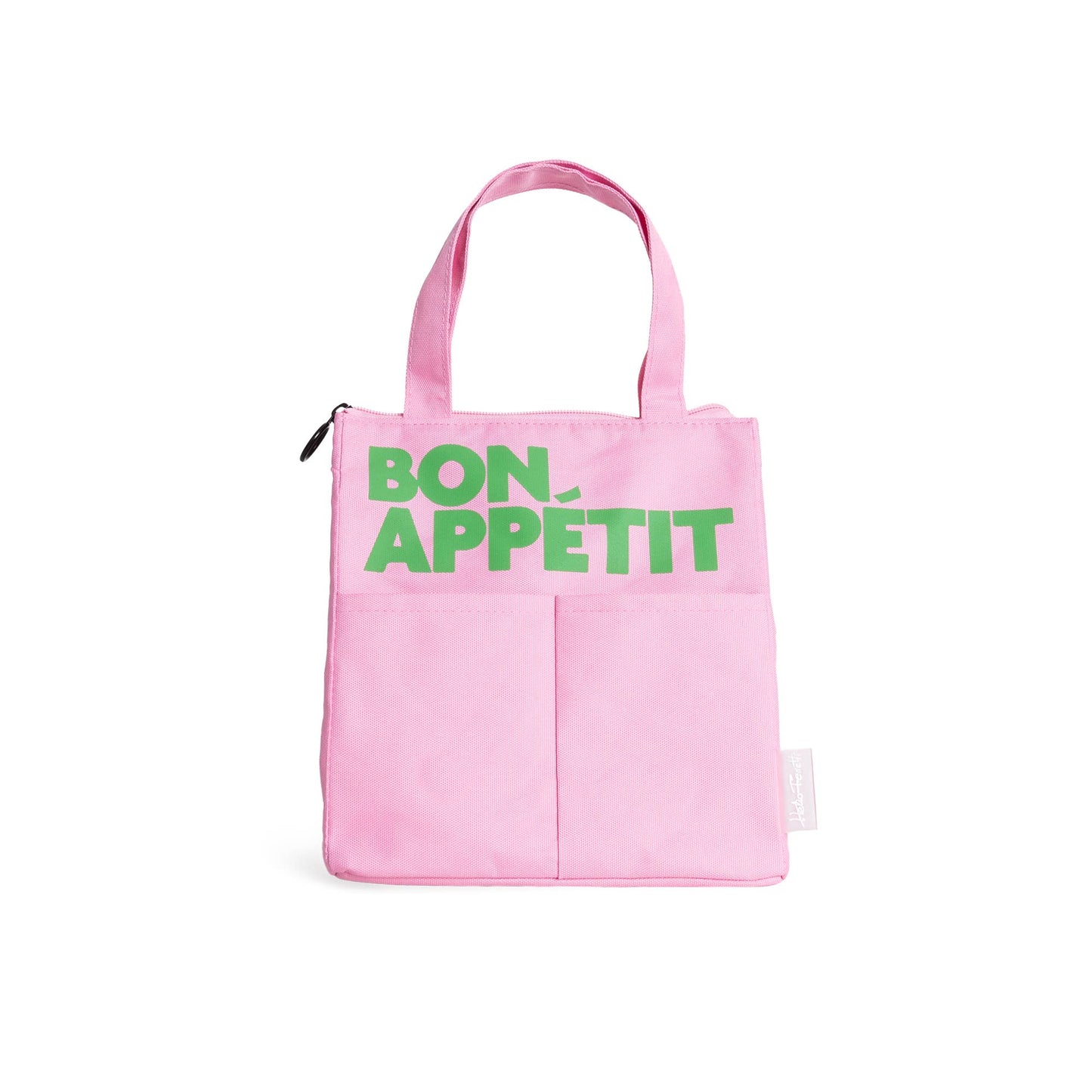 bolsa térmica para almuerzo rosa