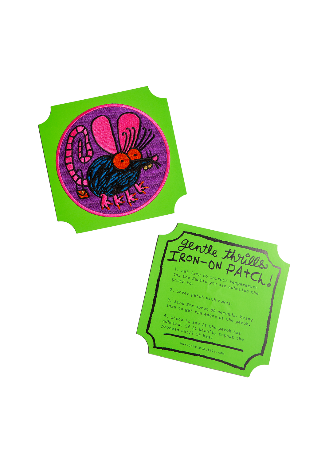 parche de rata elegante