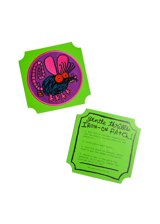 parche de rata elegante