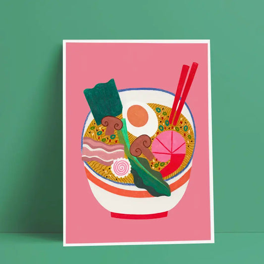 ilustración ramen