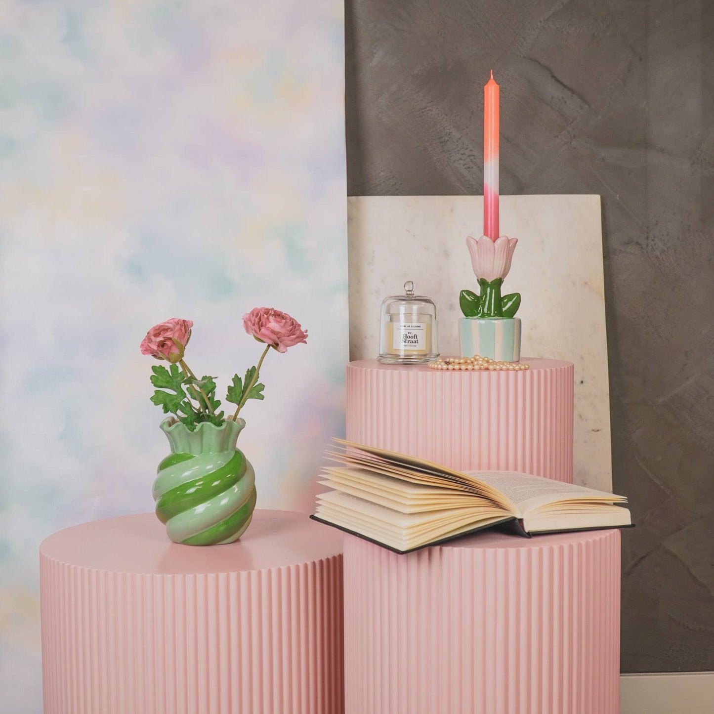 jarron caramelito verde