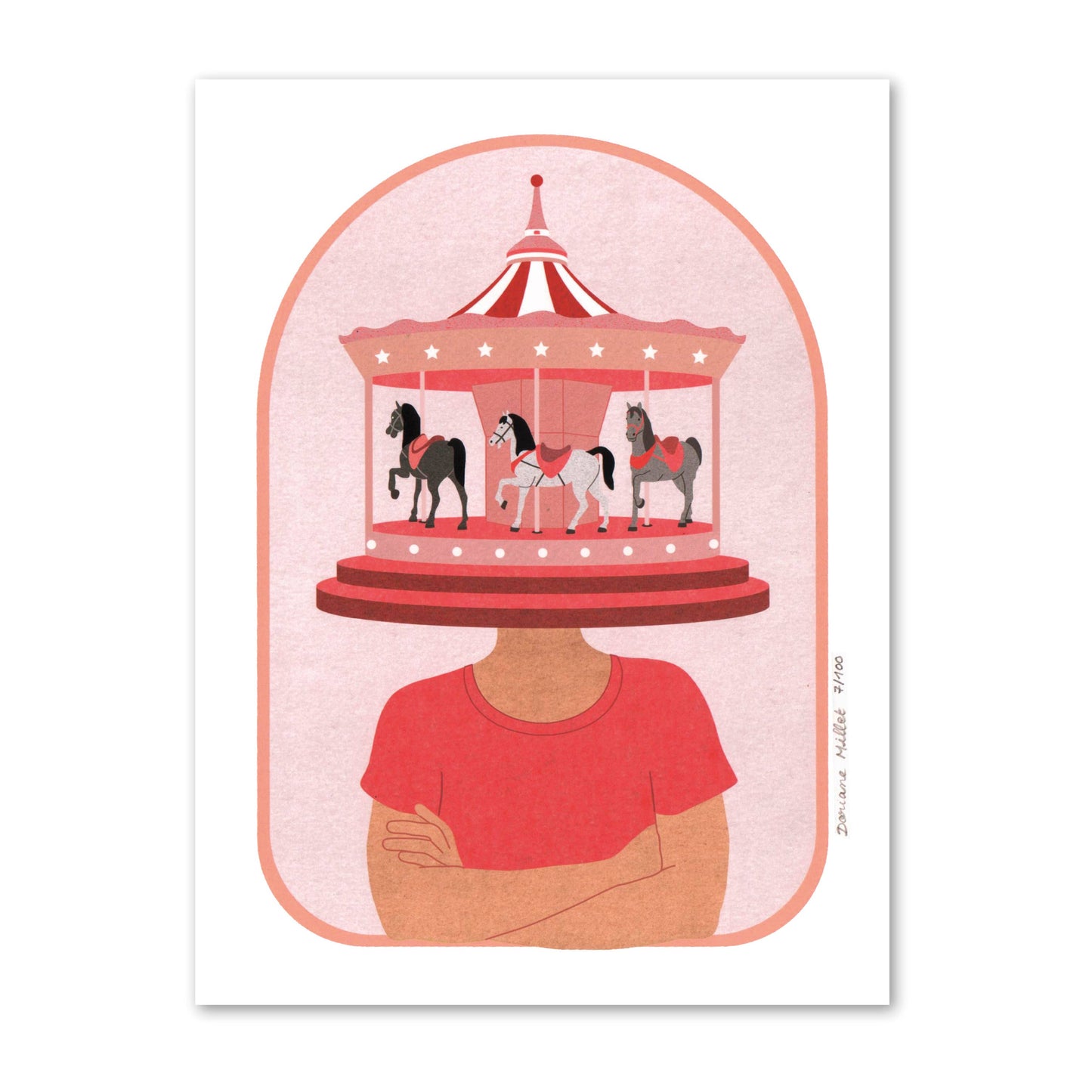 La Songeuse | Impresión artística 13x18 cm | Edición limitada