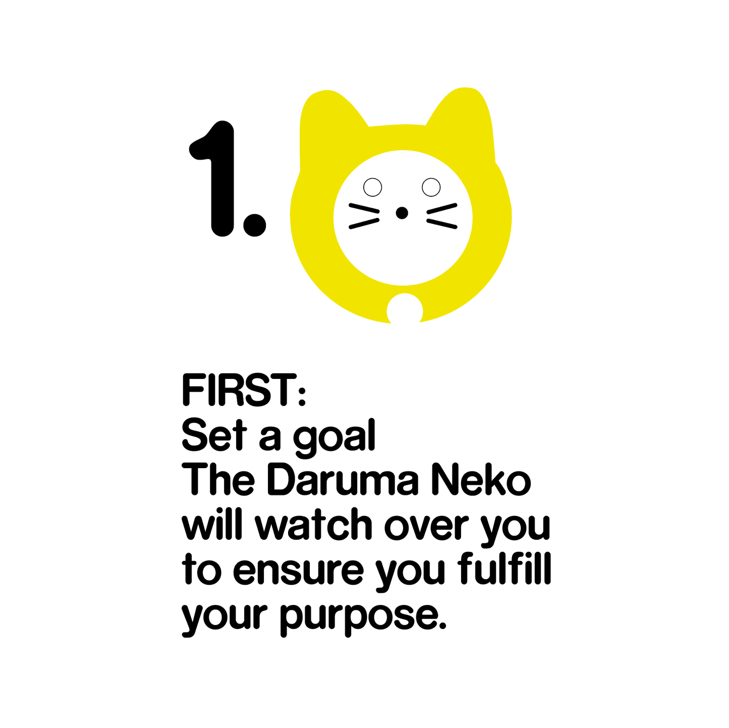 Daruma-Neko (ROJO): BUENA SUERTE