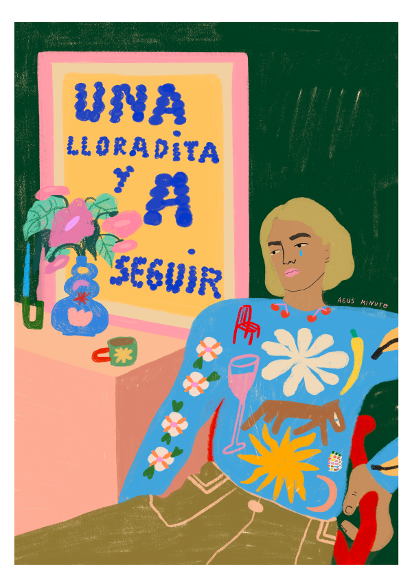 Lloradita Art Print