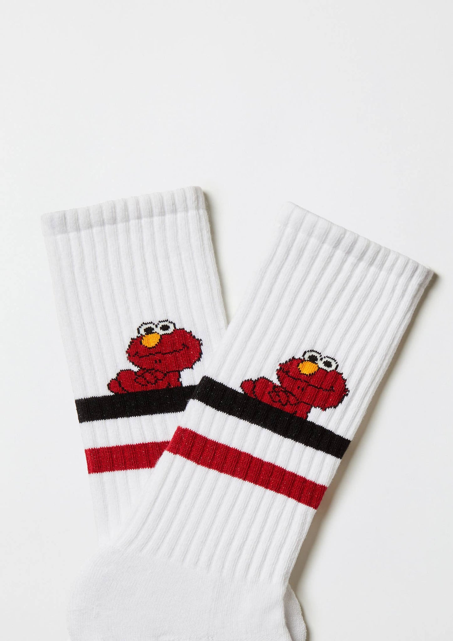 BESOCKS - BeSesameStreet Elmo Street - 100% Organic Cotton Socks