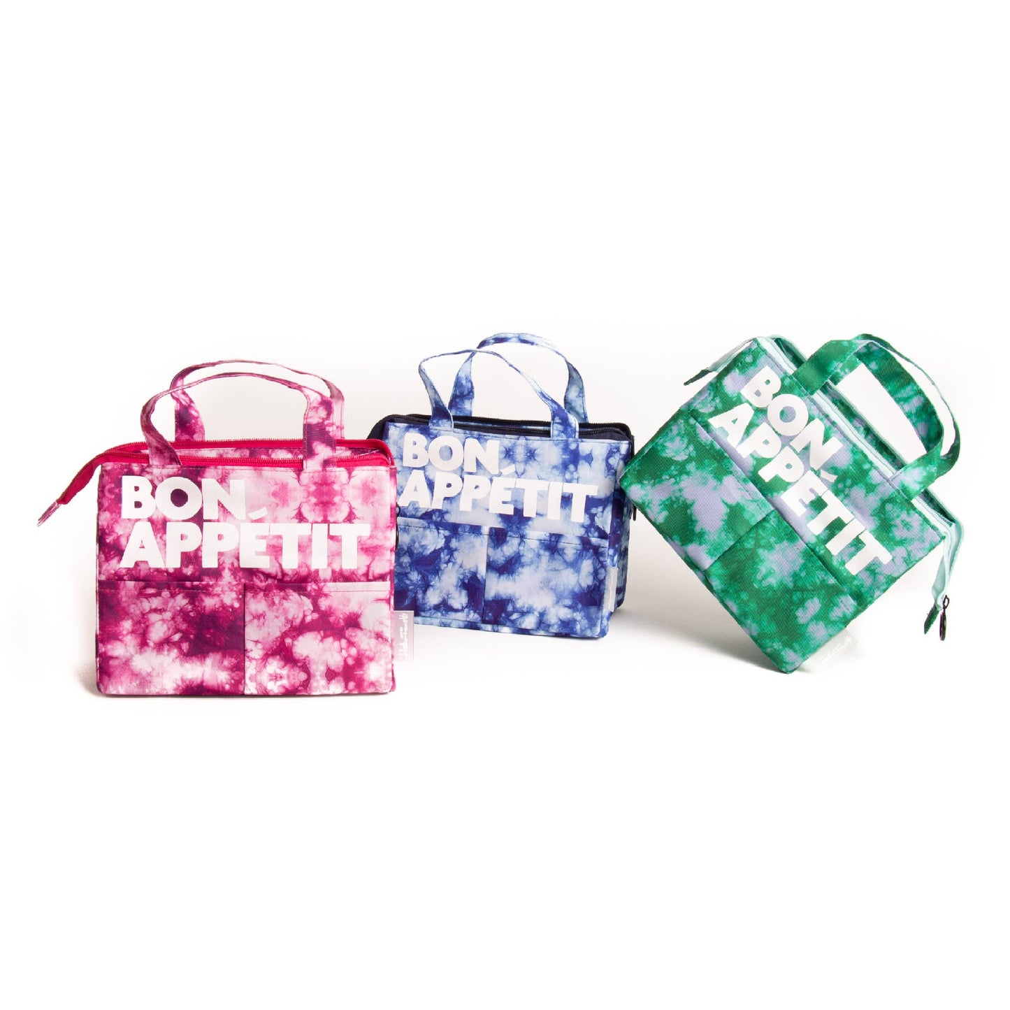 bolsa térmica para almuerzo tie dye rosa