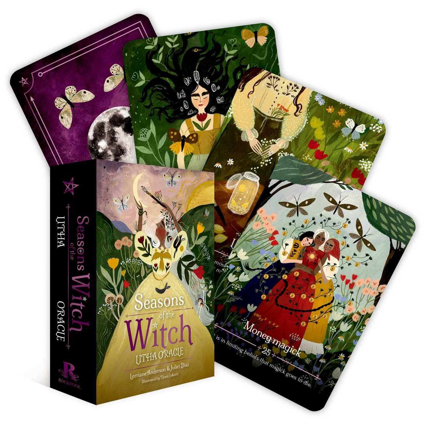 Las temporadas de la bruja Litha Oracle Cards Rockpool