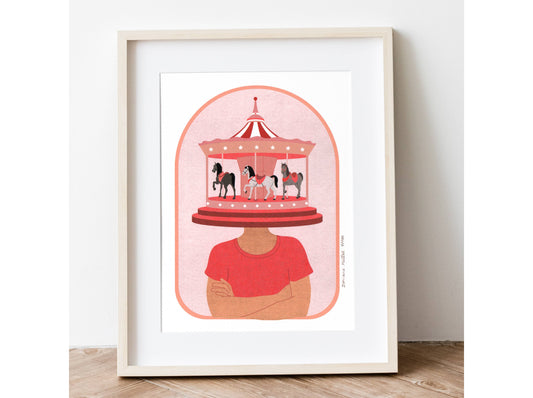 La Songeuse | Impresión artística 13x18 cm | Edición limitada