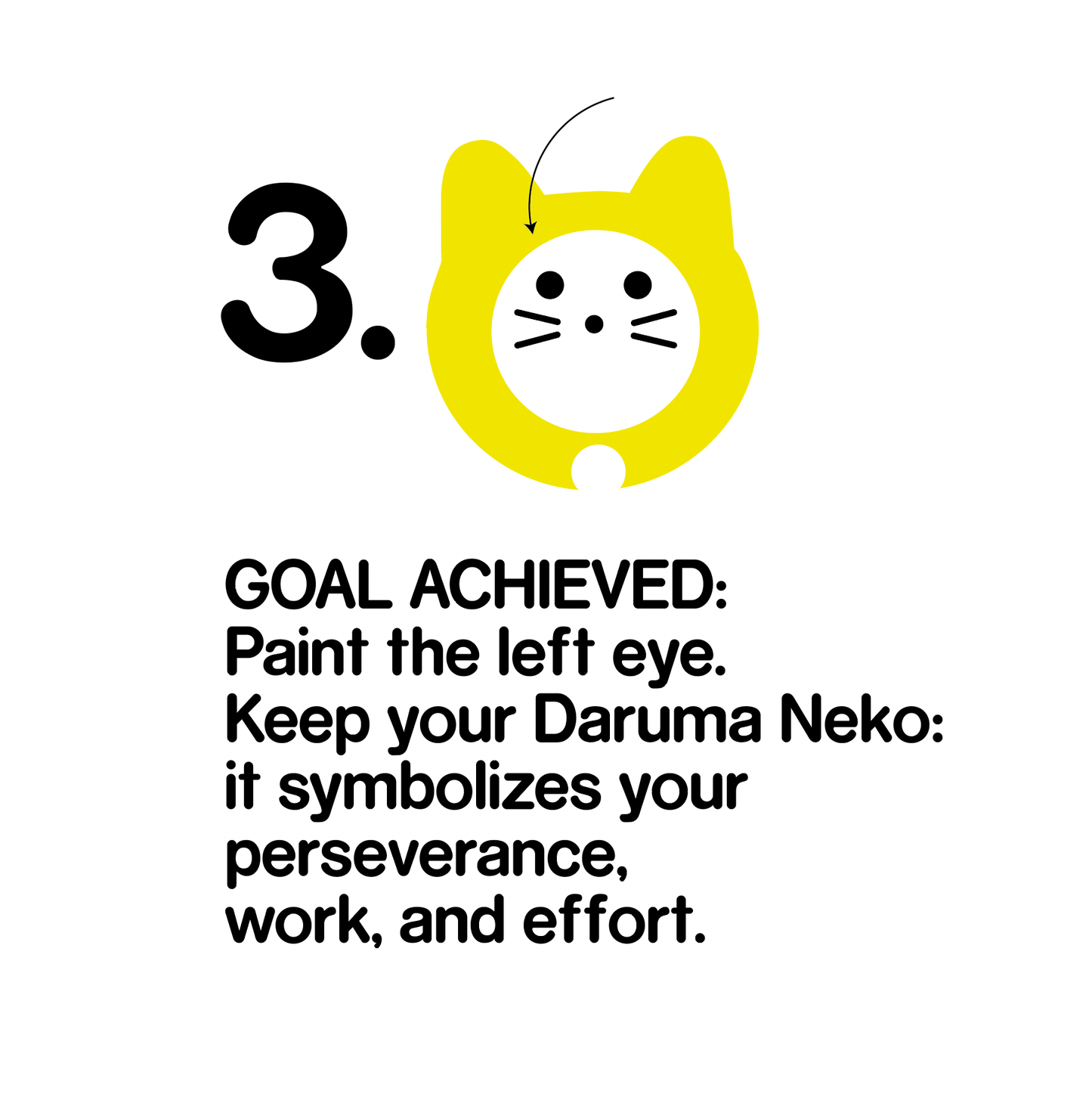 Daruma-Neko (AMARILLO): BUEN DINERO