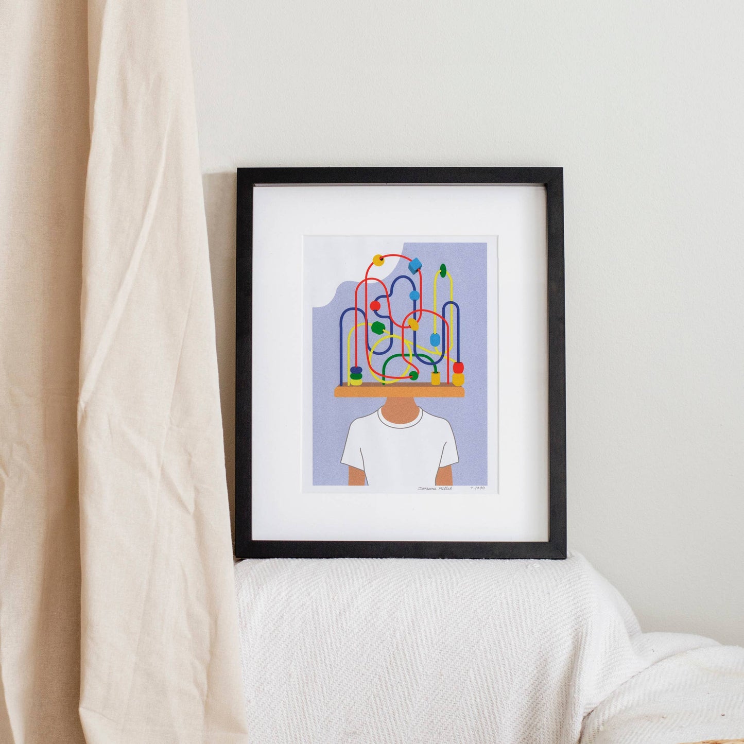 El laberinto | Impresión artística de 15x20 cm | Edición limitada