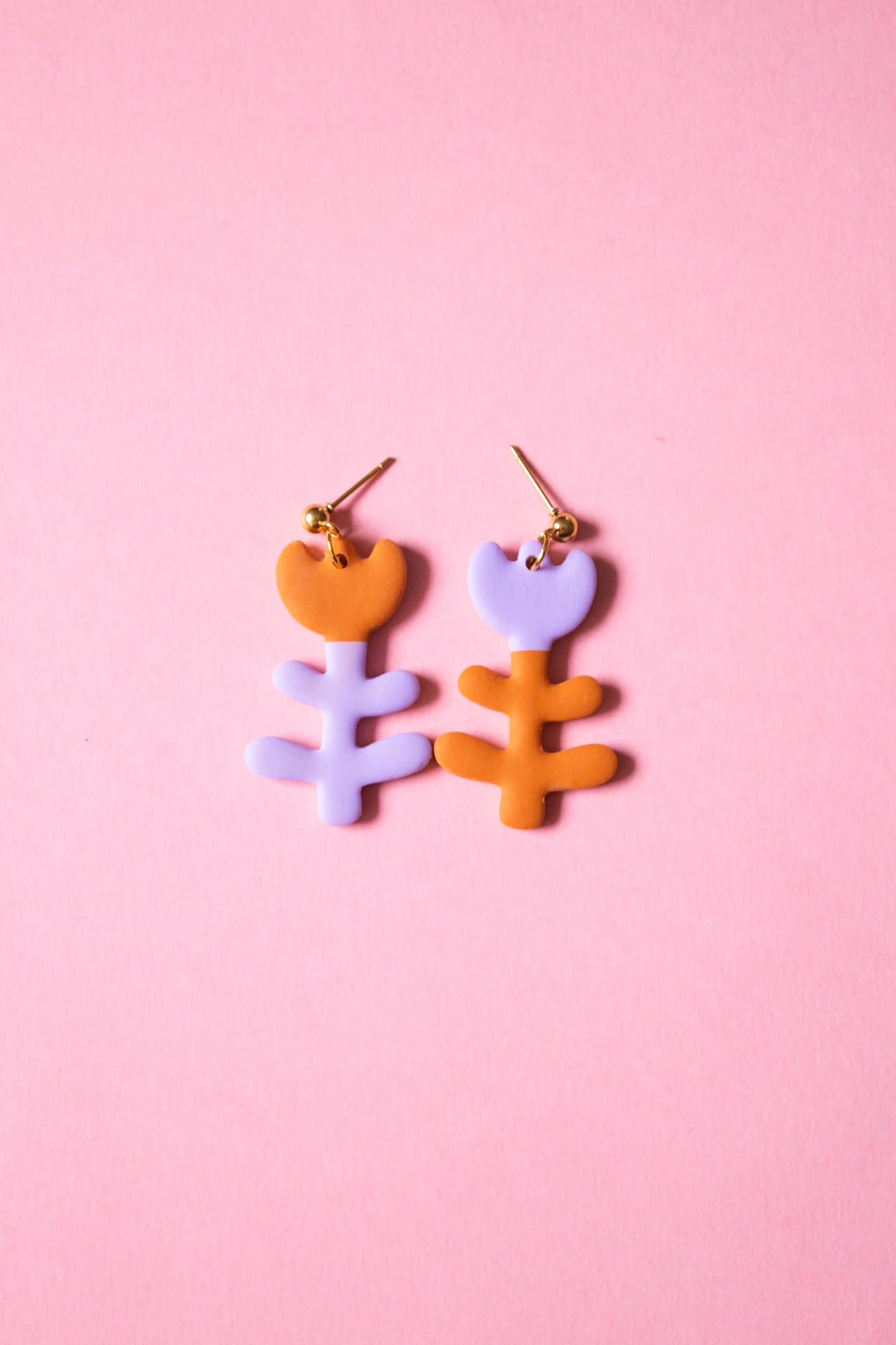 Pendientes amapola mini marron – JULIAHACECOSAS | Tienda de diseño Barcelona