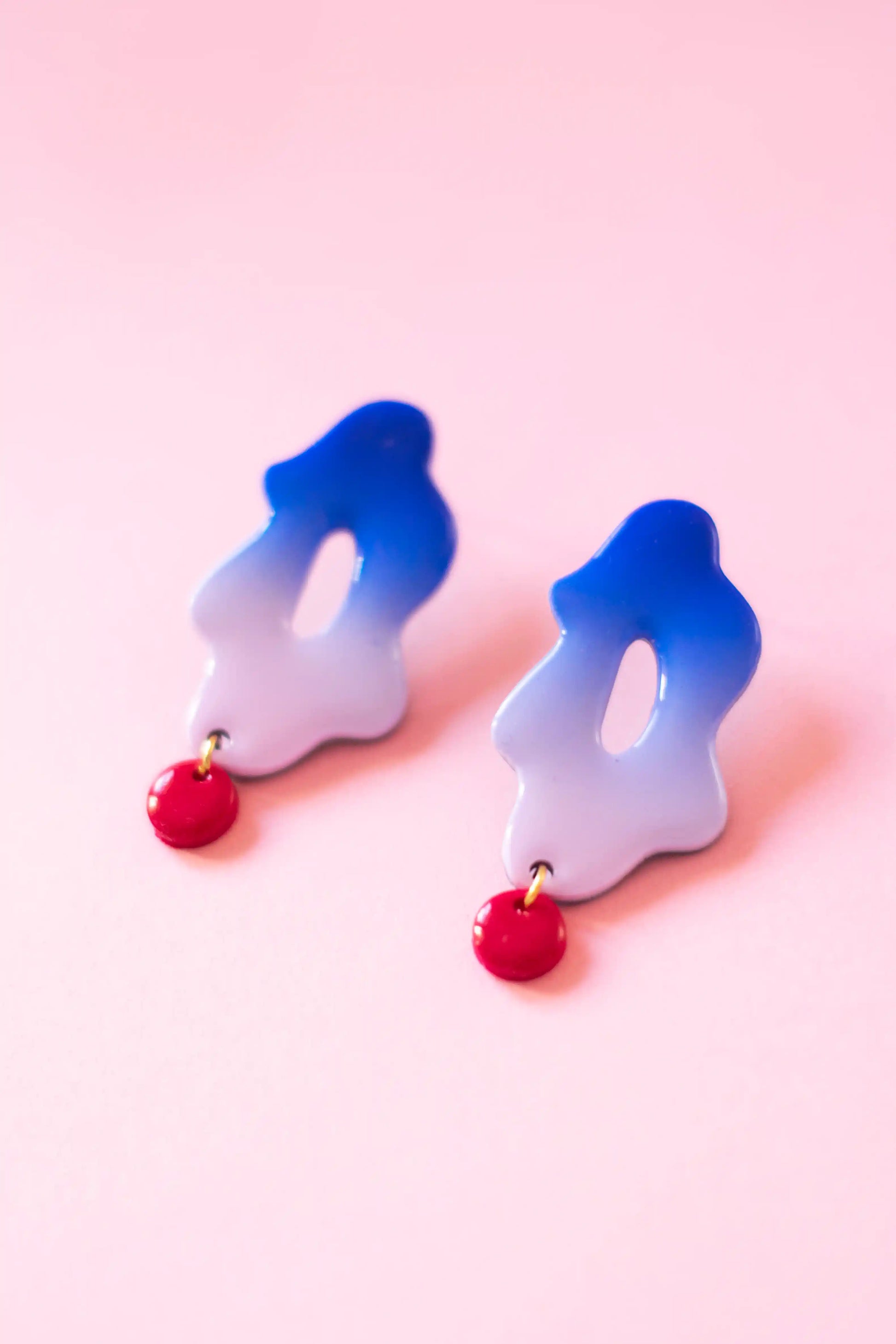 Pendientes ameba degradado – JULIAHACECOSAS | Tienda de diseño Barcelona