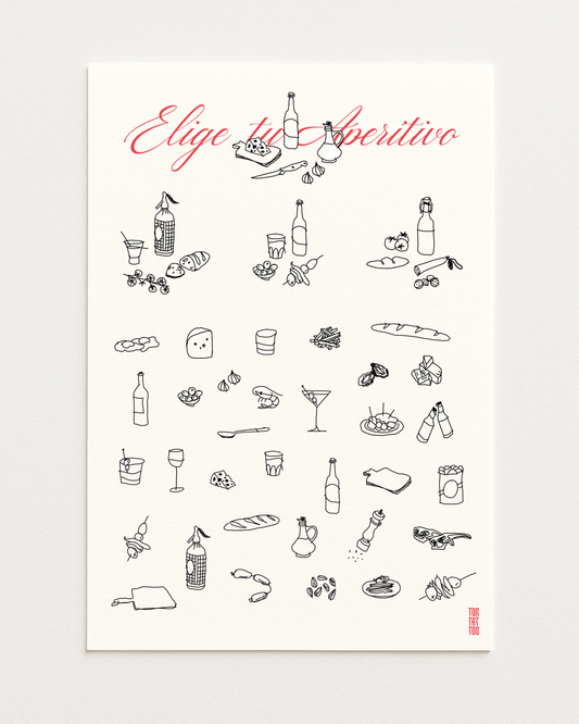 ilustracion elige tu aperitivo