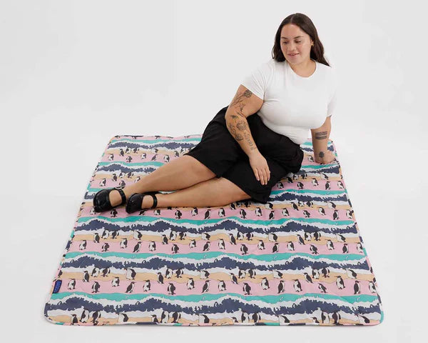 esterilla de picnic penguin baggu