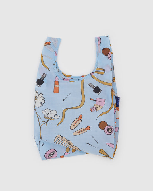 bolsa plegable azul baggu