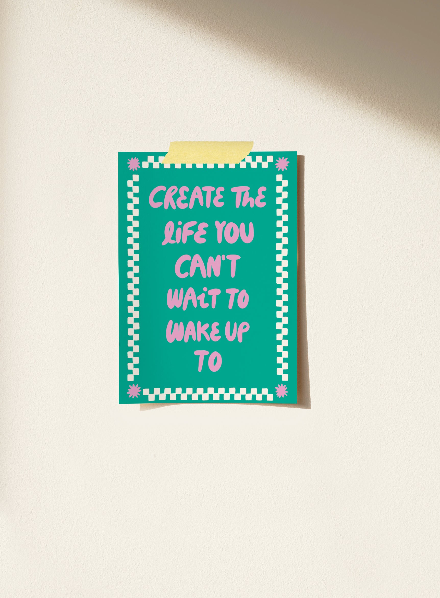 Create a life – Ilustración original de Laura Ortiz | Leopardo Leopardi Barcelona