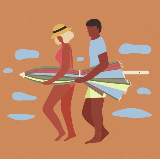 ilustracion parasol