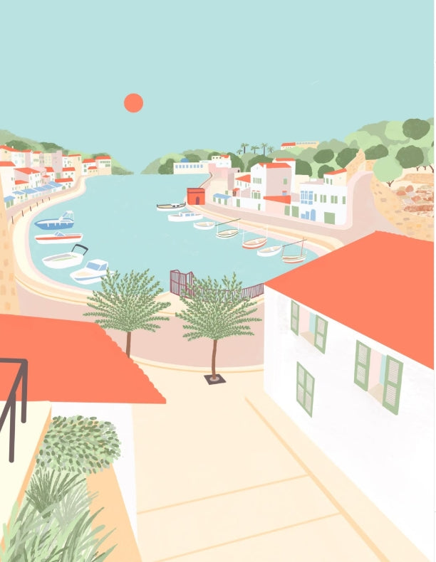 ilustracion port de ciudatella