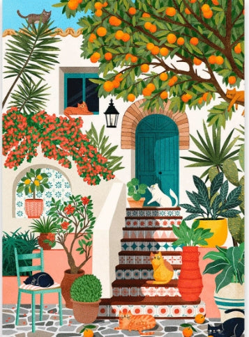ilustracion mediterraean cats