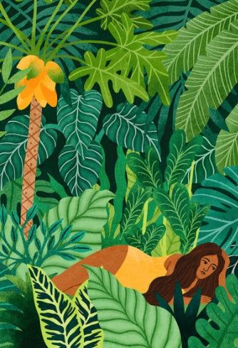 ilustracion jungle girl