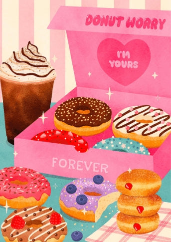 ilustracion donut worry