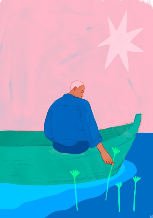 ilustracion el pescador