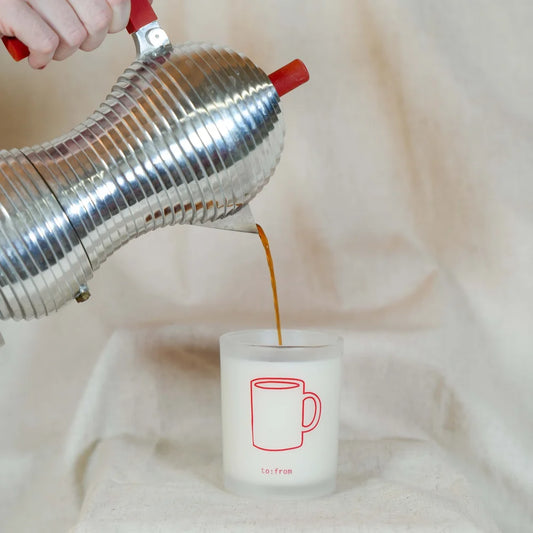 vela de taza (olor cafe)